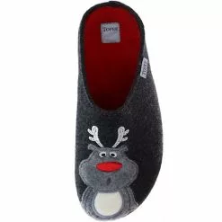 Tofee Damen Hausschuhe Pantoffeln Naturwollfilz Rentier Anthrazit - Anthrazit 15 Tofee Damen Hausschuhe Pantoffeln Naturwollfilz Rentier Anthrazit - Anthrazit -Schuhladen 10001643 07