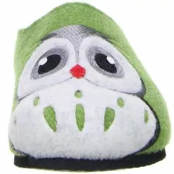 Tofee Damen Hausschuhe (Eule) Grün -Schuhladen 10002054 04