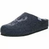 Tofee Herren Hausschuhe (Hirschkopf) Anthrazit - Anthrazit -Schuhladen 10002118 01