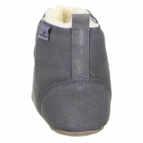 San Bernardo Damen Hausschuhe Echtleder Anthrazit 4 San Bernardo Damen Hausschuhe Echtleder Anthrazit – Bild 2