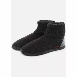 Giesswein Hüttenschuhe Kramsach Adults Hüttenschuhe - Dunkelgrau -Schuhladen 10035716 04
