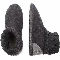Giesswein Hüttenschuhe Kramsach Adults Hüttenschuhe - Dunkelgrau -Schuhladen 10035716 10