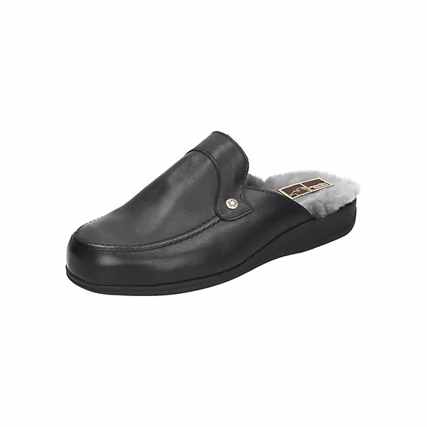 Manitu-Home Hausschuhe Pantoffeln - Schwarz 3 Manitu-Home Hausschuhe Pantoffeln - Schwarz