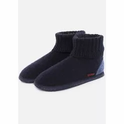Giesswein Hüttenschuhe Kramsach Adults Hüttenschuhe - Dark Blue Denim -Schuhladen 11584239 04