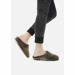 Giesswein Fell-Hausschuhe Gaschurn Hausschuhe - Braun/beige -Schuhladen 11915363 02