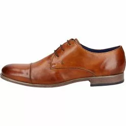 Bugatti Businessschuhe Business-Schnürschuhe - Cognac -Schuhladen 13824038 02