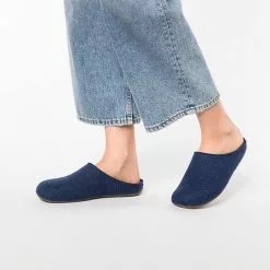 Haflinger Fundus Pantoffeln - Blau Modell 1 -Schuhladen 15012863 02