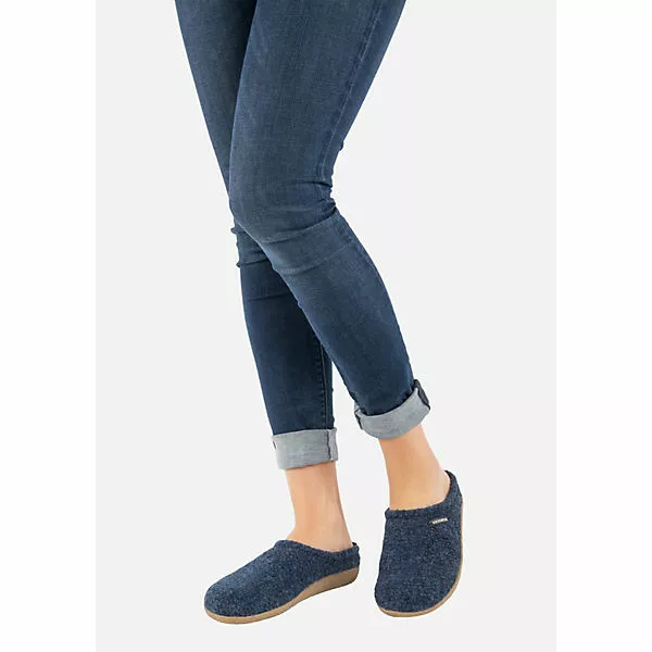 Giesswein Hausschuh Veitsch Hüttenschuhe - Dark Blue Denim 10 Giesswein Hausschuh Veitsch Hüttenschuhe - Dark Blue Denim – Bild 8