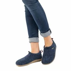 Giesswein Hüttenschuhe Für Mädchen - Blau -Schuhladen 15340160 02