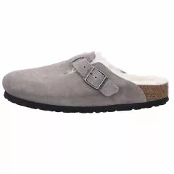 Birkenstock Hausschuhe Hausschuhe - Grau 10 Birkenstock Hausschuhe Hausschuhe - Grau -Schuhladen 18354457 02