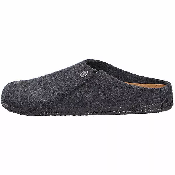 Birkenstock Damen Tieffußbett Pantolette Geschlossene Hausschuhe - Grau 4 Birkenstock Damen Tieffußbett Pantolette Geschlossene Hausschuhe - Grau – Bild 2