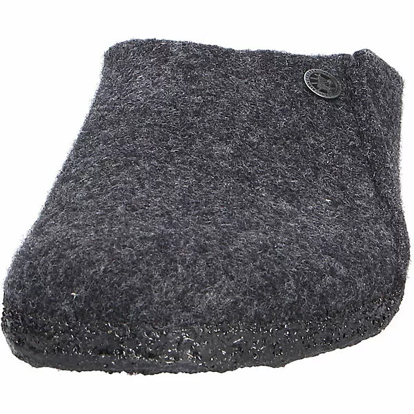 Birkenstock Damen Tieffußbett Pantolette Geschlossene Hausschuhe - Grau 8 Birkenstock Damen Tieffußbett Pantolette Geschlossene Hausschuhe - Grau – Bild 6