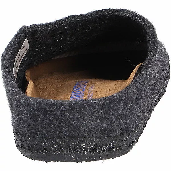 Birkenstock Damen Tieffußbett Pantolette Geschlossene Hausschuhe - Grau 9 Birkenstock Damen Tieffußbett Pantolette Geschlossene Hausschuhe - Grau – Bild 7