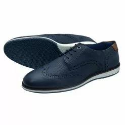 SILVER STREET Halbschuhe Bill Business-Schnürschuhe - Dunkelblau -Schuhladen 19442737 02