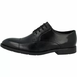 Clarks Ronnie Cap Businessschuhe Herren Business-Schnürschuhe - Schwarz
