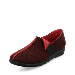 Westland Avignon 126 | Hausschuh Für Damen | Rot Avignon 126, Rot Pantoffeln - Rot -Schuhladen 20464972 09