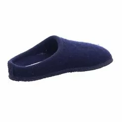 Haflinger Hausschuh Walktoffel Kaschmir Hausschuhe - Blau -Schuhladen 20779498 05