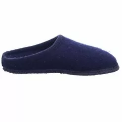Haflinger Hausschuh Walktoffel Kaschmir Hausschuhe - Blau -Schuhladen 20779498 06