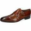 Melvin & Hamilton Lance 1 Monk Schuhe Schnallenschuhe - Braun -Schuhladen 22108411 01