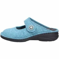 Finn Comfort Damen Hausschuhe/Clogs Geschlossene Hausschuhe - Blau -Schuhladen 22195795 02