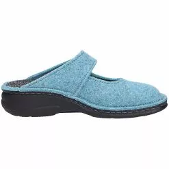 Finn Comfort Damen Hausschuhe/Clogs Geschlossene Hausschuhe - Blau -Schuhladen 22195795 05