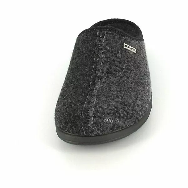 Rohde Pantolette BARI Hausschuhe - Grau 4 Rohde Pantolette BARI Hausschuhe - Grau – Bild 2