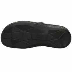 Finn Comfort Hausschuhe Wohnungsschuhe Brig Hausschuh Gemütlich Puschen Schmuckelemente Textil Uni Hausschuhe - Anthrazit -Schuhladen 22345266 02