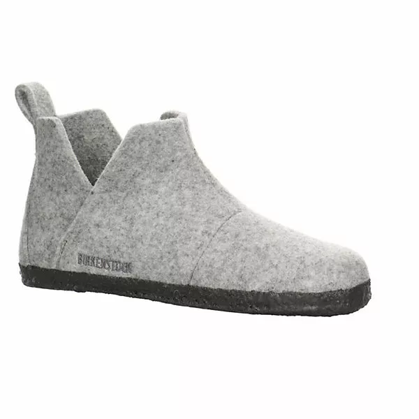 Birkenstock Damen Hausschuhe Slipper Andermatt Hüttenschuh Gemütlich Puschen Textil Uni Hausschuhe - Hellgrau 8 Birkenstock Damen Hausschuhe Slipper Andermatt Hüttenschuh Gemütlich Puschen Textil Uni Hausschuhe - Hellgrau – Bild 6