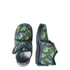 Beck Hausschuh Skate Dino - Dunkelblau -Schuhladen 22591354 02
