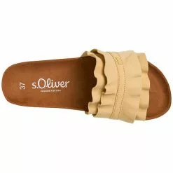 S.Oliver Pantolette Hausschuhe - Gelb -Schuhladen 23218369 04