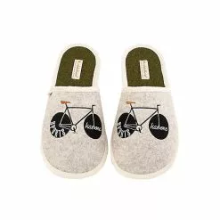 Adelheid Sportskanone Filzpantoffeln - Beige