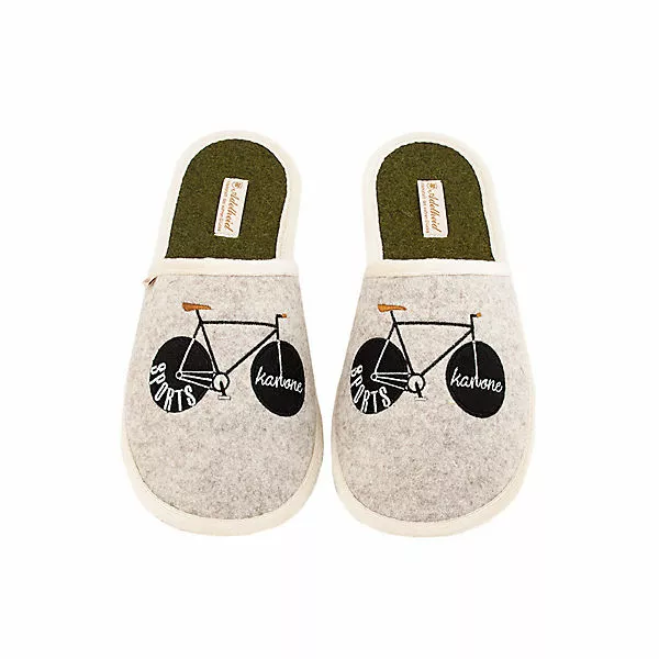 Adelheid Sportskanone Filzpantoffeln - Beige 3 Adelheid Sportskanone Filzpantoffeln - Beige