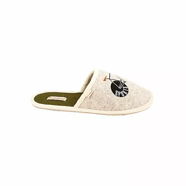 Adelheid Sportskanone Filzpantoffeln - Beige 4 Adelheid Sportskanone Filzpantoffeln - Beige – Bild 2