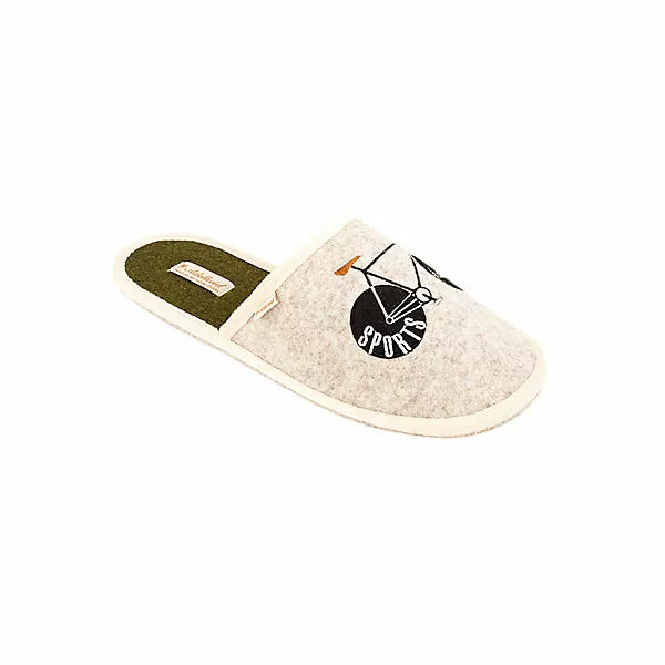 Adelheid Sportskanone Filzpantoffeln - Beige 6 Adelheid Sportskanone Filzpantoffeln - Beige – Bild 4