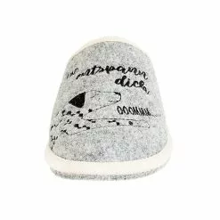Adelheid Entspann Dich Filzpantoffel - Grau -Schuhladen 24513420 03