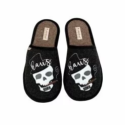 Adelheid Hausherr Filzpantoffel - Schwarz