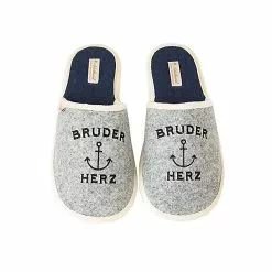 Adelheid Bruderherz Filzpantoffeln - Grau