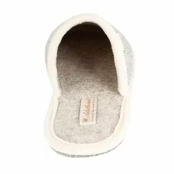 Adelheid Erst Mal Kaffee Filzpantoffel - Grau -Schuhladen 24513439 04