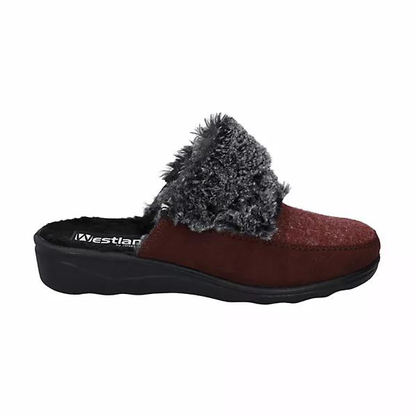 Westland Nice 107 | Hausschuh Für Damen | Rot Nice 107, Bordo-kombi Pantoffeln - Bordeaux 4 Westland Nice 107 | Hausschuh Für Damen | Rot Nice 107, Bordo-kombi Pantoffeln - Bordeaux – Bild 2