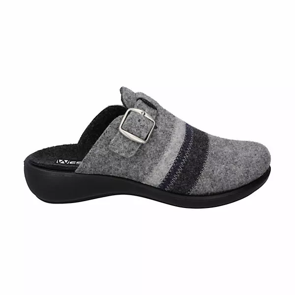 Westland Korsika 347 | Hausschuh Für Damen | Grau Korsika 347, Grau-multi Pantoffeln - Grau-kombi 4 Westland Korsika 347 | Hausschuh Für Damen | Grau Korsika 347, Grau-multi Pantoffeln - Grau-kombi – Bild 2