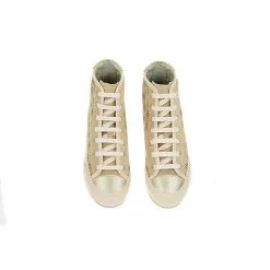 Geox Damenschuhe New Moena Business-Schnürschuhe - Beige -Schuhladen 25361639 07