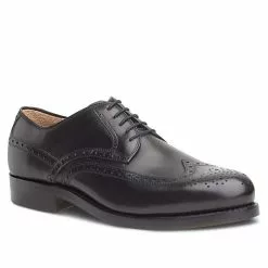László BUDAPEST Johannes Rahmengenähter Full-Brogue Derby Handgefertigt In Eigener Manufaktur - Schwarz -Schuhladen 25683488 05