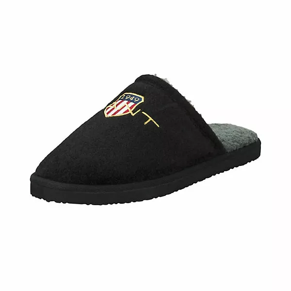 Gant Herren Hausschuhe - Tamaware, Pantoffeln, Slipper, Wollflanell, Logo Hausschuhe 3 Gant Herren Hausschuhe - Tamaware, Pantoffeln, Slipper, Wollflanell, Logo Hausschuhe