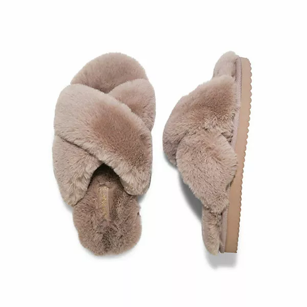 Flip*flop Hausschuh Cross*fur 2 Hausschuhe 6 Flip*flop Hausschuh Cross*fur 2 Hausschuhe – Bild 4