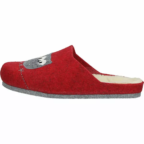 Cosmos Comfort Hausschuhe Pantoffeln - Rot 4 Cosmos Comfort Hausschuhe Pantoffeln - Rot – Bild 2
