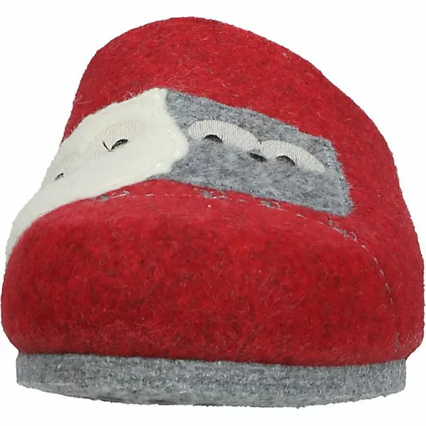 Cosmos Comfort Hausschuhe Pantoffeln - Rot 5 Cosmos Comfort Hausschuhe Pantoffeln - Rot – Bild 3