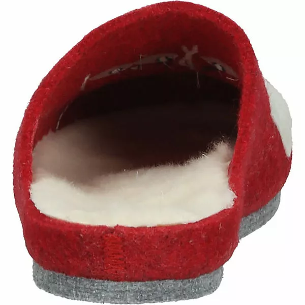 Cosmos Comfort Hausschuhe Pantoffeln - Rot 7 Cosmos Comfort Hausschuhe Pantoffeln - Rot – Bild 5