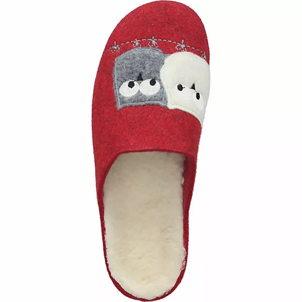 Cosmos Comfort Hausschuhe Pantoffeln - Rot 8 Cosmos Comfort Hausschuhe Pantoffeln - Rot – Bild 6