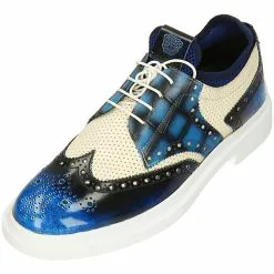 Melvin & Hamilton Ron 2 Derby Schuhe Business-Schnürschuhe - Blau -Schuhladen 27309157 05