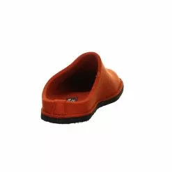 Haflinger Herren Hausschuhe Slipper Hausschuh Gemütlich Puschen Textil Uni Hausschuhe - Orange -Schuhladen 27384268 04